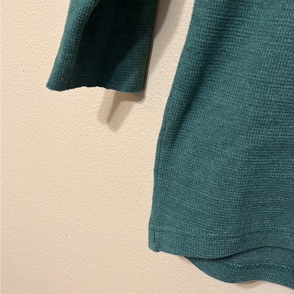 Green Thermal Henley Shirt - Picture 3 of 5